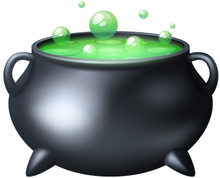 bubbling cauldron