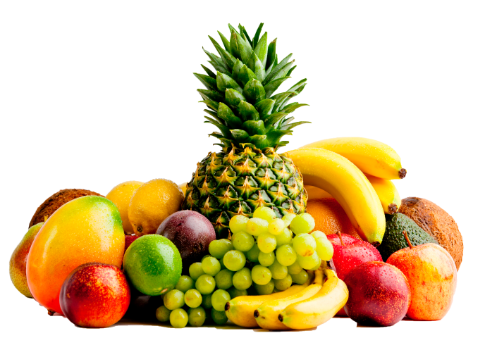 a pile of fruit