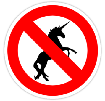no unicorns