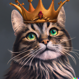 Princess Cat by Dall-E
