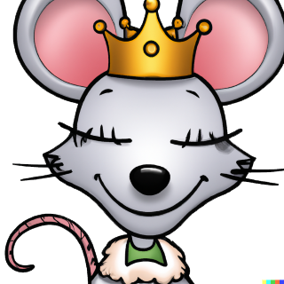 Princess Mouse by Dall-E